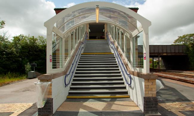 Kirkham & Wesham Station - Bespoke Stairwell Canopy
