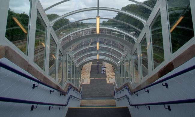 Kirkham & Wesham Station - Bespoke Stairwell Canopy